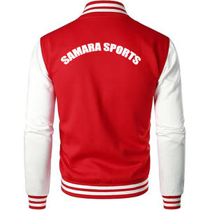 OEM venta al por mayor de los hombres Letterman equipo Varsity chaquetas personalizadas bordadas a prueba de viento de la calle chaqueta para los hombres - Product Image 3