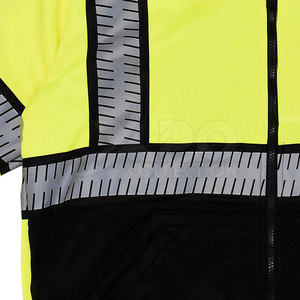 Reflective Hi Vis Hoodie Ropa de construcción Ropa DE TRABAJO Alta visibilidad Hi Vis Hoodie para hombres - Product Image 4