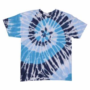 Fabricantes personalizados de gran tamaño gráfico DTG impreso de secado rápido Vintage Tie Dye/lavado ácido camiseta para niñas Streetwear estilo sólido - Product Image 5