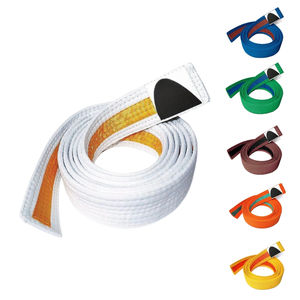 OEM servicio al por mayor 100% algodón personalizado doble envoltura cinturones 2025 adultos Judo Karate Panthera internacional BJJ artes marciales - Product Image 6