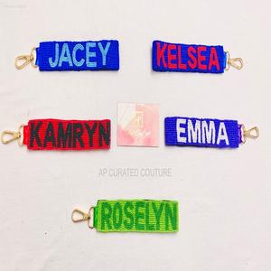 Llaveros de cuentas personalizados de calidad de exportación únicos y llamativos con patrones de cuentas personalizados para destacar con estilo - Product Image 3