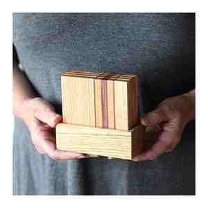 Posavasos personalizables de artesanías más vendidos, madera de mango de nogal, forma personalizada, diseño personalizado con alta calidad - Product Image 3