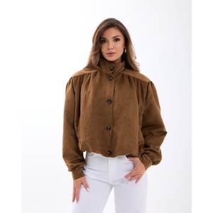 Chaqueta de Gamuza Otoñal 7508 - Color Café - Product Image 5