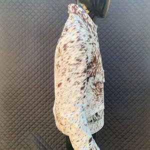 Chaqueta de cuero de vaca desgastada de primera calidad Chaqueta de cuero de vaca de hombre con diseño de logotipo personalizado de alta calidad a la venta - Product Image 6