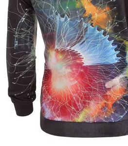 Sweat à capuche personnalisé 100% polyester à sublimation imprimé femmes sweat-shirt de haute qualité oversize sweats à capuche unisexes en coton uni - Product Image 6