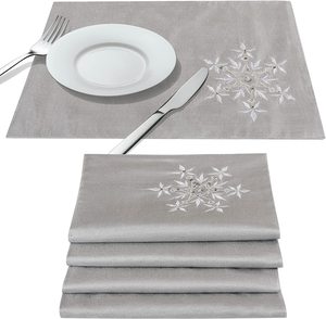 Tapis napperons cuisine napperon caboteur coton lin broderie Pad plat tasse à café tapis de Table décor à la maison OEM - Product Image 1