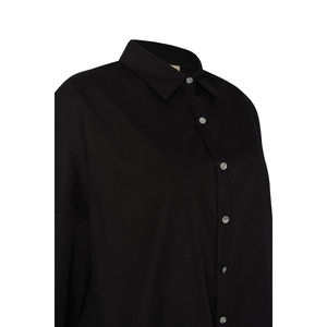 Blusa Casual de Algodón para Mujer con Detalles Bordados para Oficina - Product Image 2