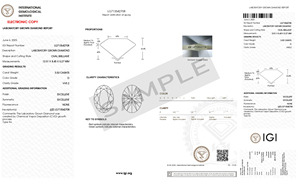 Brilliance เพชร3.50กะรัต CVD 12.51มม. D สี VVS2ความชัดเจนสำหรับมงกุฎพรีเมี่ยม - Product Image 2