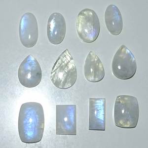 Pierre de lune naturelle Cabochon de pierres précieuses en vrac Prix de gros Pendentifs de pierres précieuses naturelles en vrac - Product Image 3