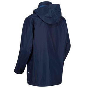 Premium Quality Men's Hooded Long <b>Quilted</b> Sheep Skin Printed Rain Jacket Lightweight Waterproof Outdoor Breathable - Product Image 5