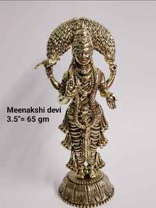 Fabriqué à la main en laiton indien dieu Figurine décorative spirituelle Statue à la main hindou idole en gros maison Temple bureau bénédiction - Product Image 6