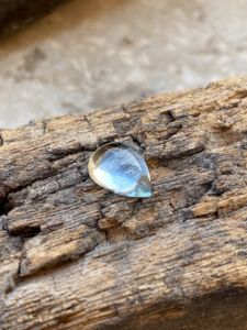 2,09 quilates hermoso natural aguamarina forma de pera cabujón color superior diamante con buen brillo para la fabricación de joyas - Product Image 4