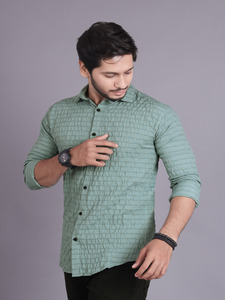 Chemise décontractée de créateur pour hommes de haute qualité Tissu respirant pour les exportations au prix de gros - Product Image 5