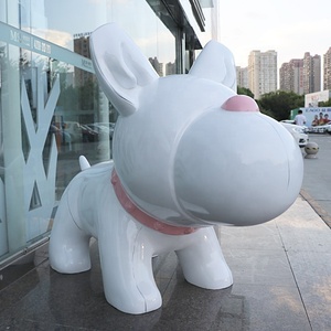 Escultura <span class=keywords><strong>de</strong></span> Bulldog Francés en fibra <span class=keywords><strong>de</strong></span> vidrio, artículo popular en línea - Product Image 4