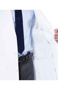 Bata de laboratorio de punto de algodón blanco de diseño personalizado para médicos y enfermeras ropa de hospital médico de alta calidad para hombres - Product Image 2