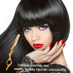 Maquinilla de afeitar para adelgazamiento del cabello con logotipo personalizado con cuchillas afiladas y mango cómodo para uso en salón - Product Image 5