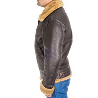 Veste de motard et de biker en cuir de vachette personnalisée avec col montant pour homme