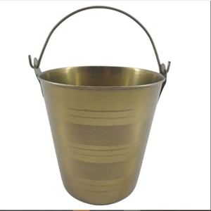 Factory Custom Wine Beverages Coolers Stainless Steel <b>champagne</b> <b>Ice</b> <b>Bucket</b> With Lid Natural Kitchen Utencil Drinkware Serveware - Product Image 4