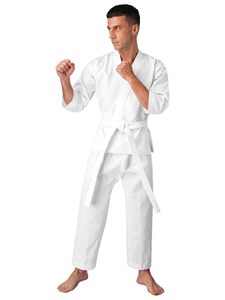 Camiseta de Karate de Algodón de Alta Calidad Hecha a Medida para Hombres, Equipo de Artes Marciales de Jiu-Jitsu y Judo - Product Image 3