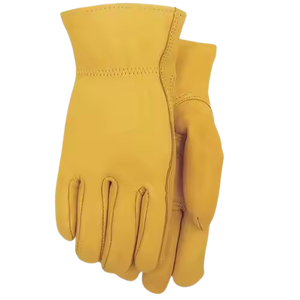 Guantes de conductor de cuero de grano de oveja de alta resistencia Guantes DE SEGURIDAD antiestáticos de calor suave cómodos para brazo de mano de jardinería personal - Product Image 4