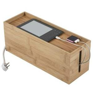 Caja de Almacenamiento de Madera para Cables de WiFi y Teléfono |   Buena Calidad, el Mejor Acabado |   Trabajo Artesanal al por Mayor, Precio de Fábrica al por Mayor - Product Image 1