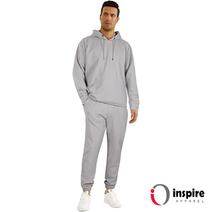 Survêtements de sport personnalisés pour hommes avec logo, nouveau design, pull-over, poche latérale zippée pour téléphone, en polaire, techniques de lavage, taille ajustable, 100% coton - Product Image 1