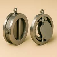 Vannes anti-retour à double plaque à brides OEM haute performance CI WCB CF8/CF8M CLASSE 150 #   Marque SAPCO Disponible en plusieurs tailles 1 an