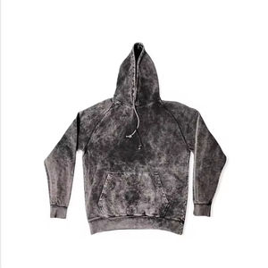 Sudadera extragrande de invierno personalizada, sudaderas con capucha de lavado ácido Boxy, ropa de calle de algodón 100% para hombre, Sudadera con capucha OEM ODM de peso pesado para hombre - Product Image 3