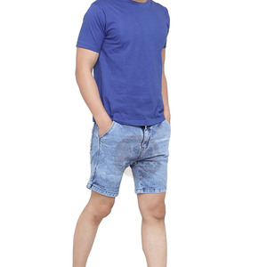 กางเกงยีนส์ขาสั้นผู้ชายผ้าเดนิมน้ำหนักเบา ระบายอากาศได้ดี ผลิตในปากีสถาน คุณภาพสูง สวมใส่สบาย - Product Image 6