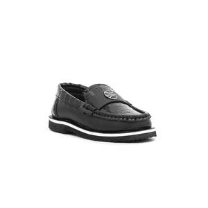 Niños Negro Casual Flats KD0519 Mocasines - Product Image 2