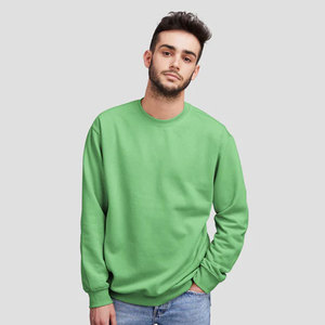 100% algodón suelto otoño adulto sudaderas con capucha Tops ropa colorida algodón Casual sólido liso sudadera - Product Image 3