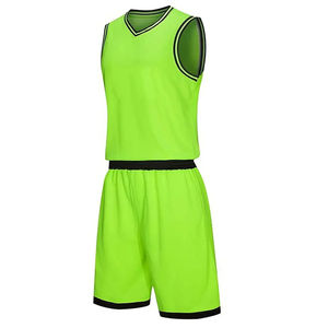 Conjuntos de Uniformes de Baloncesto sin Mangas para Hombre, Personalizados OEM, 100% Poliéster, Impresión Sublimada, Transpirables, de Secado Rápido, Cintura Elástica con Tirantes en T - Product Image 1