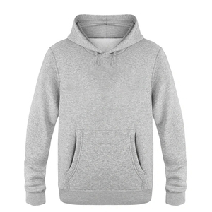 100% Cotton Fleece Pullover Hoodies <b>Long</b> Sleeves Comfortable Solid Print Soft Quality Winter High Quality Hooded Collar Hoodie - Product Image 6