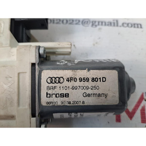 MOTEUR REGULATEUR DE LÈVE-VITRE AVANT GAUCHE AUDI A6 Avant Série C6 (4F5) 4F0959801D (04>12) - Product Image 5