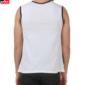 Ropa de entrenamiento de temporada de verano estirable para hombres, ropa deportiva, camiseta sin mangas de mejor diseño para hombres, camiseta sin mangas transpirable de tendencia - Product Image 3