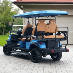 Carritos de golf multiplaza enfocados en la comodidad, de 2 a 8 asientos, con amplio espacio para las piernas y conducción suave, ideales para hoteles y complejos residenciales, económicos. - Product Image 6