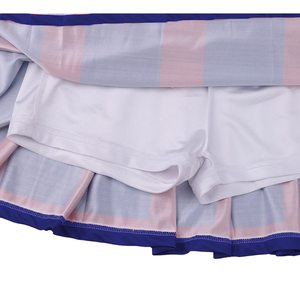 Offre Spéciale uniformes d'entraînement de cheerleading personnalisés tenues de pom-pom girl OEM avec ensembles imprimés et sublimés de style maille - Product Image 4