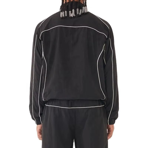 เสื้อวอร์มกันลมผ้าไนล่อนสะท้อนแสงมีซิปรูด100% โพลีเอสเตอร์ระบายอากาศได้ดีมี2025 - Product Image 5