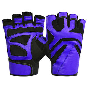 Impression de logo personnalisé demi-doigts Gym Fitness Wear Meilleure conception Hommes Gants de gymnastique Haltérophilie Gants de gymnastique - Product Image 4