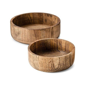Juego de 4 Ensaladeras de Madera de Acacia de Alta Calidad, Acabado Natural, Perfecto para Servir Alimentos, Uso en la Cocina, Precio Razonable - Product Image 5