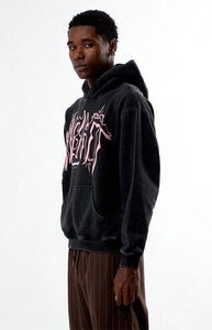 เสื้อฮู้ดผ้าฝุ่นแอซิดพร้อมโลโก้ออกแบบได้ตามต้องการ - Product Image 4