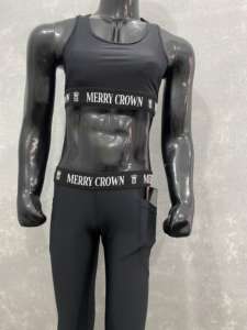 Ensemble de soutien-gorge legging de yoga pour femmes Vêtements de fitness confortables et élégants Chaussettes athlétiques - Product Image 4