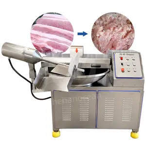OCEAN Electric 100kg Vegetable Mixer 6 Blades Meat Bowl Cutter Chopper/10l Meat Sausage Cutting Price