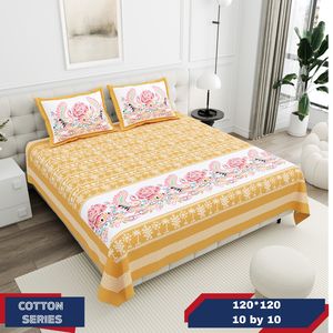 Juego de Ropa de Cama con Estampado Digital, Sábana Plana, Funda de Almohada, Cortinas Lavadas, Juego de Funda Nórdica 100% Algodón, Tamaños King y Super King - Product Image 5
