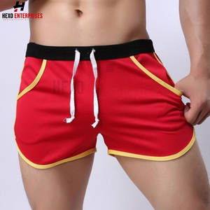 Pantalones cortos de fitness para hombre al por mayor personalizados con bolsillos, ropa de calle, pantalones cortos de fitness cómodos de algodón para hombre al por mayor - Product Image 5