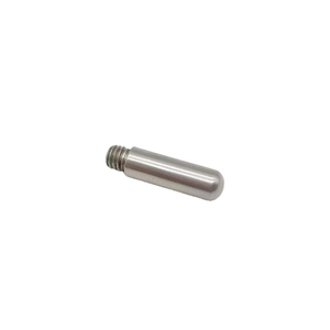 Goupille cylindrique filetée mâle en acier inoxydable sur mesure, usinée CNC pour le positionnement - Product Image 1