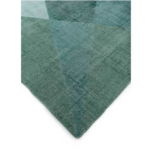 พรมทอมือขนสัตว์ Tesoro รุ่น Phwl-222 ขนาดใหญ่ ลายแบบนามธรรม สำหรับทางเข้าบ้าน โถงทางเดิน หรือห้องนอน - สีเขียว - Product Image 2