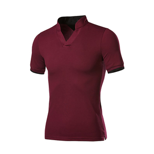 Polos de hombre con logotipo personalizado al por mayor, camisetas polo de negocios informales de manga corta de algodón de alta calidad, fabricante y proveedor - Product Image 3