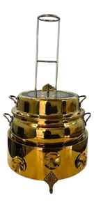 Premium Triangle Shape Chafing Dish Hotel <b>Table</b> Top Serving Food Warmer Wedding <b>Buffet</b> Food Serving Luxury Style Chafing Dish - Product Image 2