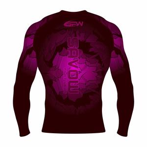 Custom Men <b>Rash</b> <b>Guard</b> MMA <b>BJJ</b> Compression Shirt UV Protection Surf Top Quick Dry Training Wear OEM Wholesale Factory Supplier - Product Image 4